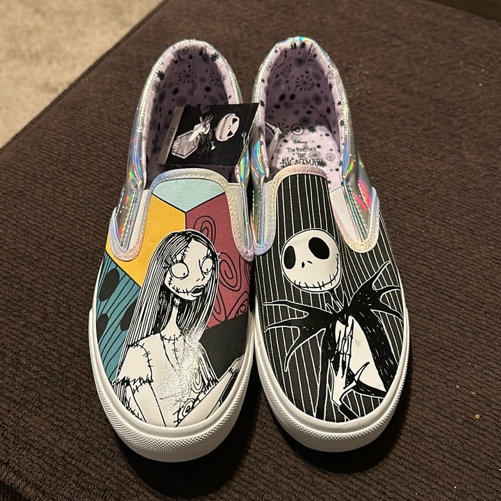 NWT Nightmare Before Christmas Slip Ons